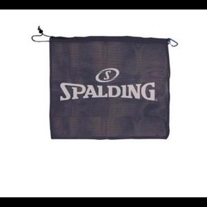 Spalding Single Ball Carrier NWT Black mesh